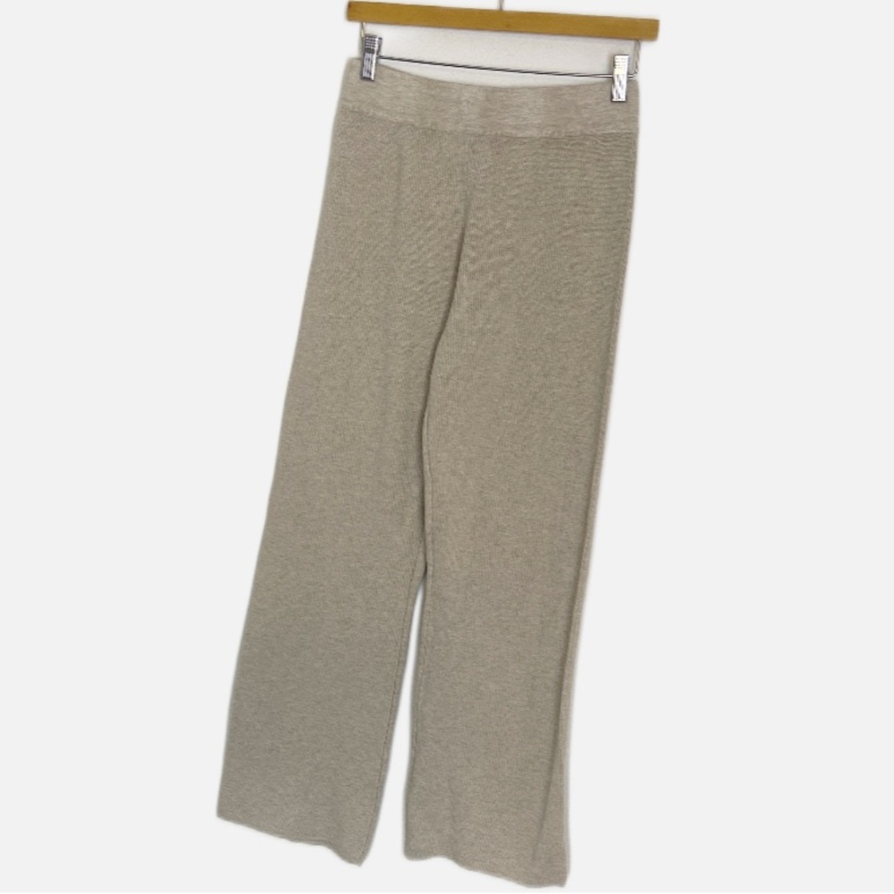 Cyrus Ribbed Knit wide leg pants S